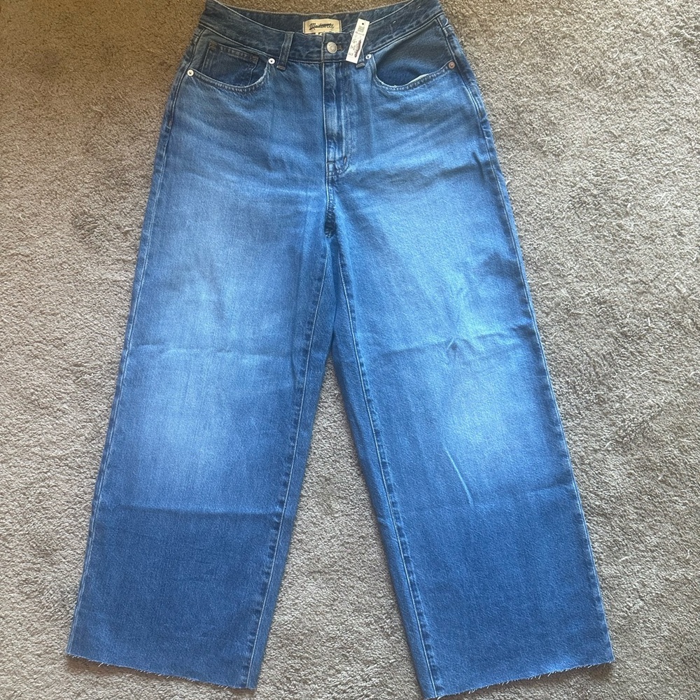 Madewell Curvy Superwide-leg jeans 28